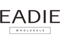 Eadie Wholesale logo in black text on a white background, with 'EADIE' in large letters above 'WHOLESALE' inside a thin rectangular border.
