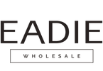 The logo for Eadie Wholesale, featuring the word 'EADIE' in a bold black sans-serif font, with 'WHOLESALE' in a smaller font inside a thin rectangular border below, all on a solid white background.